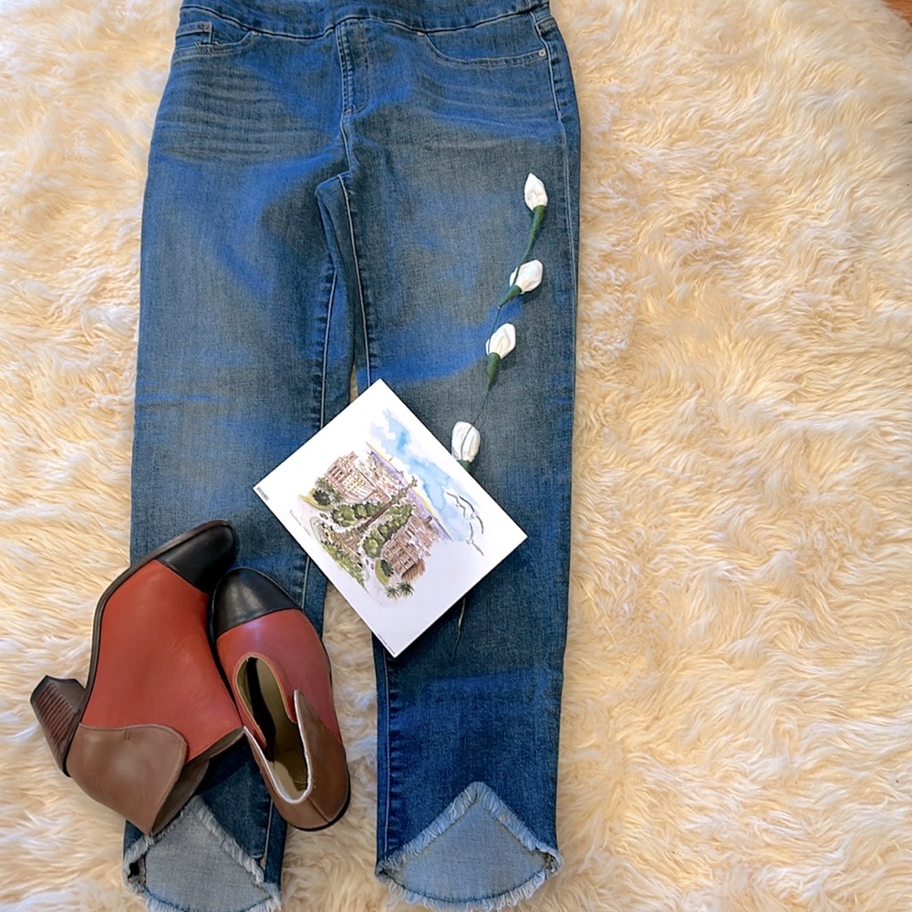 Pool on jogging ankles jeans by chico’s ##106 - Picture 1 of 10